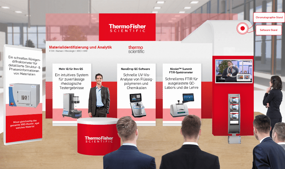 virtueller Messestand ThermoFisher virtual lab show