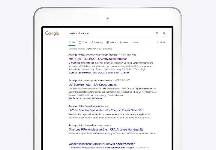 The unstructured Google search results (German language search) make it difficult to find relevant information